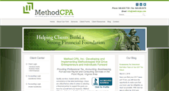 Desktop Screenshot of methodcpa.com