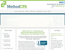 Tablet Screenshot of methodcpa.com